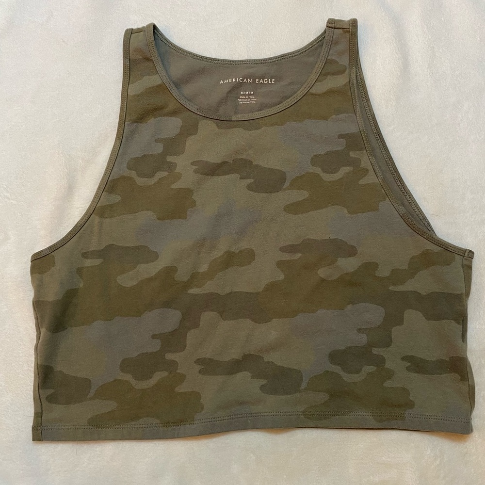 American Eagle Olive Green Top